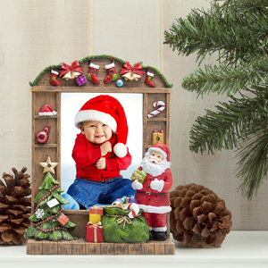 5*7 thân thiện với môi Light-Up Santa Claus giáng sinh nhựa khung hình - Product Image 6