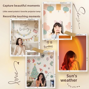 Cartone animato per bambini Mini proiettore giocattolo creativo decorazione di plastica per festa di compleanno disposizione e <span class=keywords><strong>lampada</strong></span> di proiezione regalo - Product Image 4