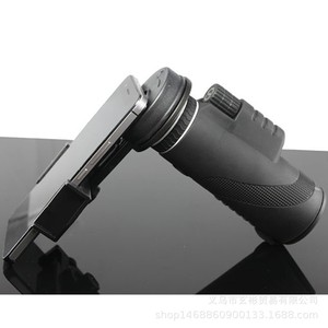 Monocular Binocular Telescope Phone Clip Holder For Astronomical Birdwatching Microscope Camera Adapter Black WYYSJJ - Product Image 3
