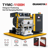 Machine professionnelle de gaufrage holographique et de découpe manuelle TYMC-1100H pour l'emballage du tabac et des cigarettes 1100 mm