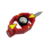 Nouveau Lanson P-03B Rouge Remplacement du revêtement prismatique Argenté Constant +17,5 mm Mini pointe de prisme pour station totale K9 Verre+Plastique 1/4