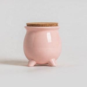 Contenitore di stoccaggio di alimenti in ceramica personalizzata all'ingrosso contenitore di caffè bianco calderone con barattolo di spezie per la conservazione e l'organizzazione degli alimenti - Product Image 6