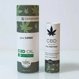 Boîtes d'emballage cylindriques à faible MOQ 2026, boîte d'emballage CBD, tube en papier imprimé pour cosmétiques - Product Image 3