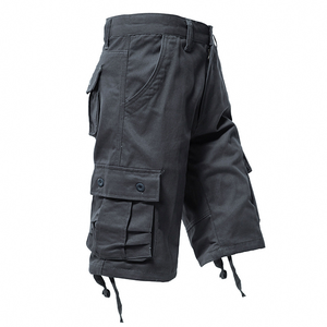 Pantalones Cortos de Mezclilla Elásticos de Alta Calidad para Hombre, Fabricante, Logotipo Personalizado, Algodón, Corte Relajado, Pantalones Cortos Cargo de Camuflaje para Hombre - Product Image 4