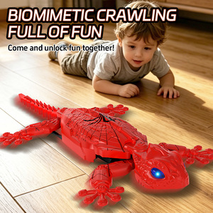 Giocattolo RC Elettrico in Plastica a Forma di Geco Camaleonte che Scalca le Pareti per Bambini - Product Image 2