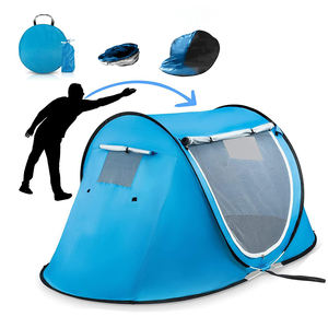 Tentes d'<span class=keywords><strong>abri</strong></span> solaire Camping en plein air Tente solaire à ouverture rapide 1 seconde Tente pop-up avec étui de transport pour les paresseux - Product Image 1
