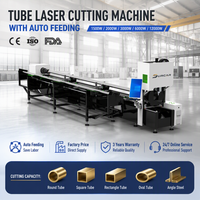 Machine de découpe laser à fibre CNC automatique 3000W, alimentation automatique, pour tubes en acier de 6m, vente directe usine, haute vitesse, garantie 2 ans, CE