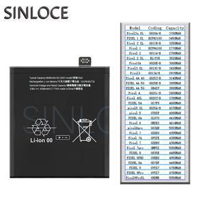 SINLOCE - Fábrica de Baterías para Teléfonos Móviles de Alta Calidad al por Mayor para Google <span class=keywords><strong>PIXEL2</strong></span>/G011A-B - Product Image 4