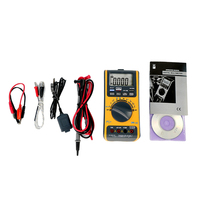 VA18B Multimeter Rentang Otomatis DMM TRMS Antarmuka USB Penguji Listrik DC AC Tegangan Kapasitansi Ohm Hz 6000 Hitungan CAT III