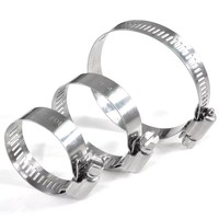 Abrazadera Americana de Acero Inoxidable 304 W4 Resistente a la Corrosión, Grado Marino, para Líneas de Combustible y Tubos de Escape