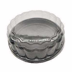JY-82103 High Lid Disposable Plastic Sushi Packing Box Hot sale by manufacturers Food Containers plastic cake packaging box
