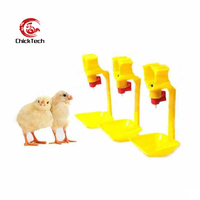 Nouveau système complet automatique de ligne d'abreuvement pour poulets de chair en poulailler, équipement d'élevage avicole 220V/380V/415V