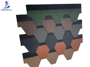 Factory Price <strong>Waterproof</strong> Fiberglass Roofing <strong>Materials</strong> Colorful Bitumen Roofing <strong>Sheet</strong> Mosaic Asphalt Shingle - Product Image 1