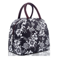 Sac isotherme pour le déjeuner pour hommes et femmes, boîte à lunch portable isolée pour garder les aliments frais