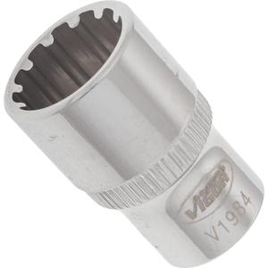 VIGOR Douille à profil polyvalent ∙ V1984 ∙ 1/4 pouce (6.3mm) carré, creux ∙ Profil polyvalent ∙ Taille 11 mm - Product Image 1