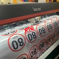 Feuille réfléchissante haute intensité CE REACH RoHS imprimable pour signalisation routière, signalisation de trafic réfléchissante, OEM personnalisé