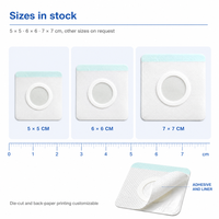 Patchs vierges en tissu non tissé Spunlace pour points d'acupuncture, OEM, pour cliniques et pharmacies, vente en gros