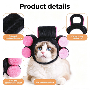 Chapeau <span class=keywords><strong>pour</strong></span> animaux de compagnie mignon et original, bandeau de cosplay <span class=keywords><strong>pour</strong></span> chats et petits chiens, idéal <span class=keywords><strong>pour</strong></span> les fêtes et les photos - Product Image 1