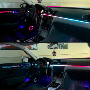 Precision LED <b>Car</b> Ambient Lighting Symphony Acrylic Fiber Optic Strip for Volkswagen Passat 2011-2015 Interior Upgrade - Product Image 2
