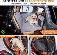 Hard Bottom Back Seat Extender für Hunde Hund Autos itz bezug für Rücksitz bett