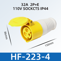 Prise industrielle HFE 110V 3 pôles 32 ampères, connecteur de prise industrielle à montage en surface 32A