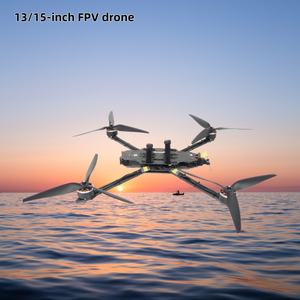 Dron de Carreras FPV de Largo Alcance (15 km) con Motor sin Escobillas de Fibra de Carbono de 13 Pulgadas para Carga Pesada, 8 kg de Carga Útil, VTX de 3W, Control Remoto y HD 1080p - Product Image 4