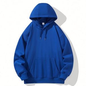High Quality Custom Logo 600g 100% Cotton Heavyweight Fleece Blank Oversized <b>Plus</b> <b>Size</b> Men's Hoodies Tracksuits for Men - Product Image 2