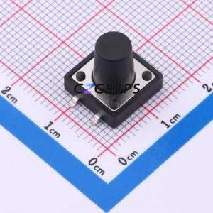 KH-12X12X12H-SMT Tactile Switch SMD-4P,12x12mm Switch ( Switch Length: 12mm )( Switch Width: 12mm )( Switch Height: 12mm ) - Product Image 1