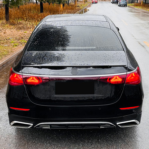 Brabus Rear <b>Wing</b> Spoiler Piano <b>Black</b> Carbon Fiber Texture For Mercedes-Benz E-Class W214 E260 E300 2024+ - Product Image 3