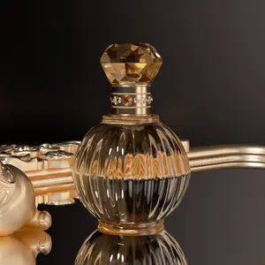 Flacon pulvérisateur de parfum de style nordique, boule vide de style européen, court et rond, design de luxe