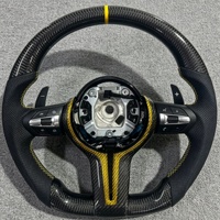 Volants en cuir et fibre de carbone les plus vendus, adaptés aux modèles BMW F10 F20 F30 F22 M3 M4 M5 E60 E90 E70 X4 X5 X6, accessoires automobiles
