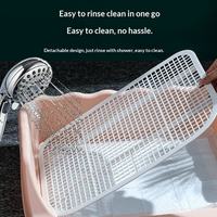Toilette d'apprentissage pour chien améliorée avec clôture latérale haute, grande grille anti-salissures pour les pattes, portable pour l'intérieur
