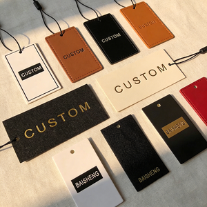 Étiquette personnalisée en cuir PU gaufré avec impression 3D en silicone, multi-formes, avec œillet en laiton pour collier et laisse d'habillement pour animaux de compagnie - Product Image 2