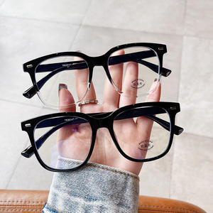 Montura de Gafas Rectangulares T3-30142, TR90, Lentes de PC con Protección Anti Luz Azul, Unisex, Montura Completa, Remaches Cuadrados Irregulares - Product Image 2