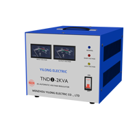 Stabilisateur de tension monophasé 2 kVA SVC AVR TND de type pointeur, personnalisable pour applications résidentielles et commerciales