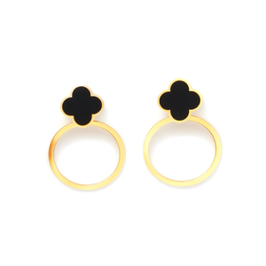 Boucles d'oreilles à clous tendance E350-E200-0447H - Product Image 2