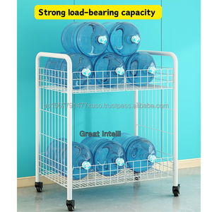 แผงตะแกรงสแตนเลสพับได้แบบเบา สำหรับจัดแสดงอาหาร ทนทานต่อการเกิดสนิม พร้อมตะขอแขวน รถเข็นอาหารสำหรับร้านค้าปลีก - Product Image 5