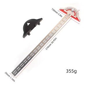 Règle d'angle et rapporteur pour menuisiers 10/15/20 pouces, en acier inoxydable, pour la <span class=keywords><strong>mesure</strong></span> des angles et le traçage en menuiserie, outils <span class=keywords><strong>de</strong></span> charpentier - Product Image 6