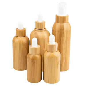 Vietnam WeWood Bouchon à vis en bambou Flacon compte-gouttes en verre 10ml 20ml 30ml 50ml 100ml Couvercles d'huile essentielle Bouchons et fermetures - Product Image 1