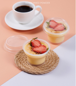 Venta al por mayor de <span class=keywords><strong>caramelo</strong></span> pudín yogur vasos de embalaje <span class=keywords><strong>con</strong></span> tapas desechables de grado alimenticio Material pastel helado vasos de embalaje - Product Image 6