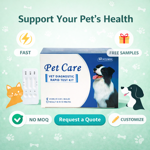 Prueba Rápida <span class=keywords><strong>para</strong></span> <span class=keywords><strong>Perros</strong></span> de <span class=keywords><strong>Farmacia</strong></span> Veterinaria, Kit de Prueba de Antígeno CDV+CPV+GIA - Product Image 3