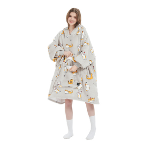 Thiết Kế Mới Tuyệt Vời Quá Khổ Mặc Chăn Cho Nam Giới Phụ Nữ Trẻ Em Mùa Đông Nóng Áo Chăn Cho Mọi lứa tuổi - Product Image 4