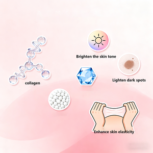 Gummies Pour Eclaircir <span class=keywords><strong>La</strong></span> Peau Luminosite Naturelle Vitamine C & Vegan Sans OGM Teste Cliniquement - Product Image 3