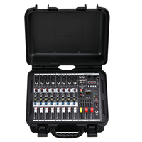 Console de mixage professionnelle HK8 avec suppression du bruit, voix réglable, prise en charge sans fil de 2 appareils pour les performances en direct