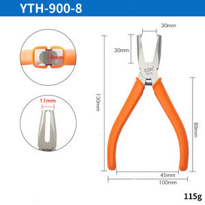 YTH haute qualité 4mm 6mm 8mm 10mm CRV pince coupante à bout plat coupe-fil coupe-câble - Product Image 4