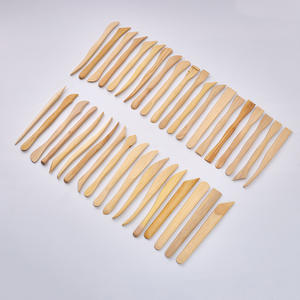 Xin Bowen 38 pièces/ensemble Outils de <span class=keywords><strong>poterie</strong></span> professionnels Kits d'outils de sculpture de l'argile Outils en bois pour l'argile pour débutants - Product Image 2