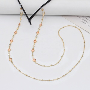 Nouvelle Chaîne à <span class=keywords><strong>Lunettes</strong></span> Colorée et Perles Tendance pour Femme, Cordon de Cou Anti-Perte pour <span class=keywords><strong>Lunettes</strong></span> de Soleil - Product Image 2