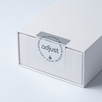 Autocollants de sécurité anti-effraction en argent personnalisés, étiquettes autocollantes pour la scellure des produits, anti-contrefaçon et protection contre l'effraction