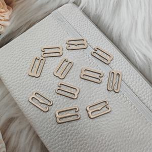 Boucles de réglage pour bretelles de soutien-gorge en alliage multicolores de haute qualité (10-20 mm) pour sous-vêtements féminins et décorations de maillots de bain - Product Image 4