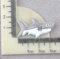 Hot Fashion requin résine breloques animaux de la mer résine Flatback artisanat ornements crème colle décorations bricolage accessoires